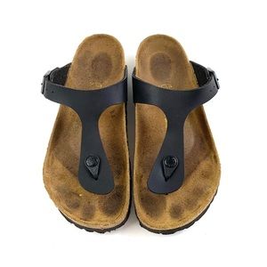 Birkenstock Gizeh Vegan Leather T Strap Sandals